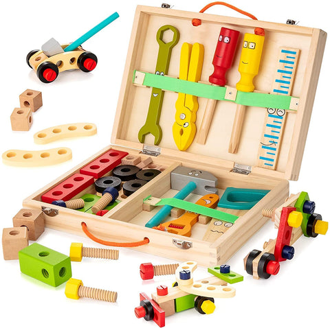 Toystar Ecotoys BuildiTool | Encourage Creativity and Problem Solving - Kinder Toolkit - Stimuleer creativiteit en problee...