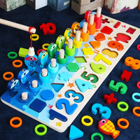 Thumbnail for Ecotoys Montessori Game Board | Develop skills - Educational wooden board for children