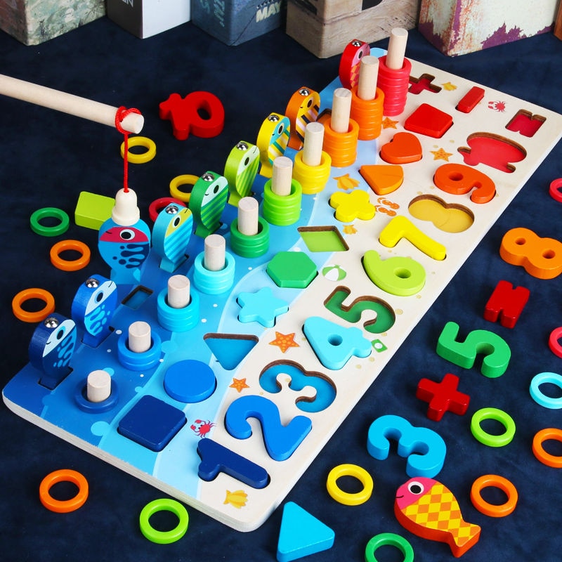 Toystar Ecotoys Montessori Game Board | Develop skills - Educational wooden board for children - Ontwikkel vaardigheden - ...