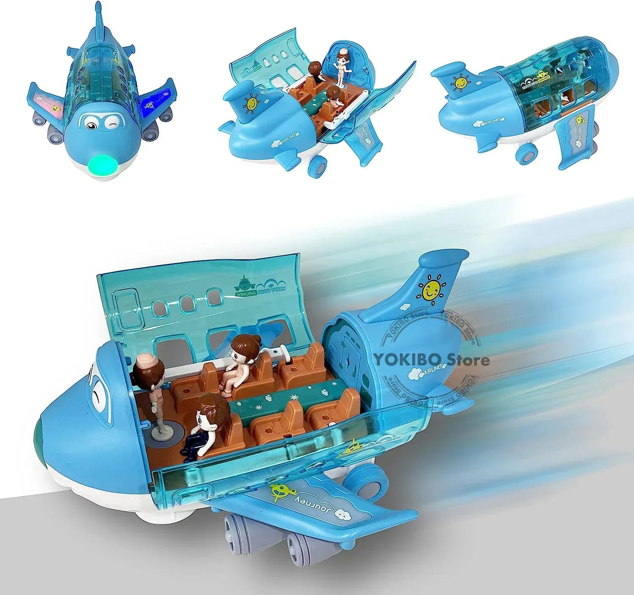 Toystar Airplane Toys | Bump Go with Lights and Sounds - Educational Toys for Children - Bump Go met Licht en Geluiden - E...