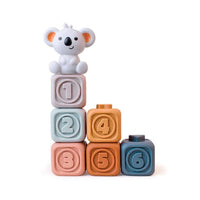 Thumbnail for Toystar SensoriBlox | Develop creativity and senses - Koala Teething Rings Tower Set - Ontwikkel creativiteit en zintuigen...