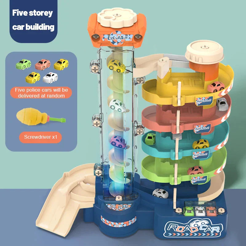 Toystar Parking garage | Exciting adventure - Interactive race track and parking tower for children - Spannend avontuur - ...