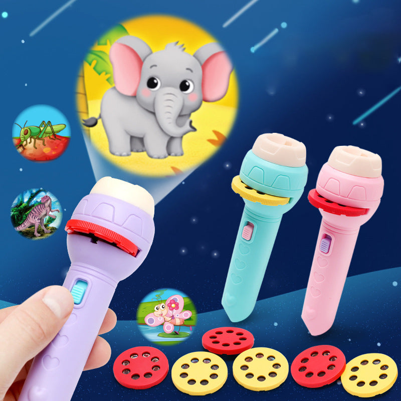 Toystar StarLight | Sleep Time Adventures - Cartoon Projection Flashlight Kids - Slaaptijd Avonturen - Cartoon Projectie Z...