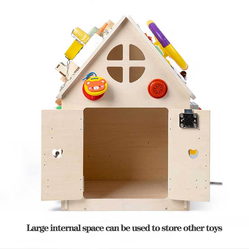 Toystar EcoToys Montessori Playhouse | Encourages creative play and development - Learn and discover fun - houten speelhui...