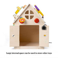 Thumbnail for Toystar EcoToys Montessori Playhouse | Encourages creative play and development - Learn and discover fun - houten speelhui...