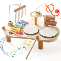 Thumbnail for Educational Wooden Music Table – Complete Instrument Set for Toddlers, from 3 years