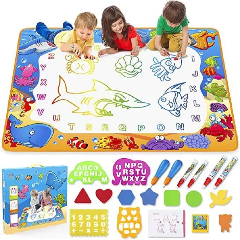 Toystar AquaDoodle | Drawing and coloring without the mess - Water drawing mat - Tekenen en kleuren zonder rommel - Water ...