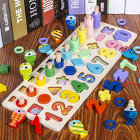 Thumbnail for Ecotoys Montessori Game Board | Develop skills - Educational wooden board for children