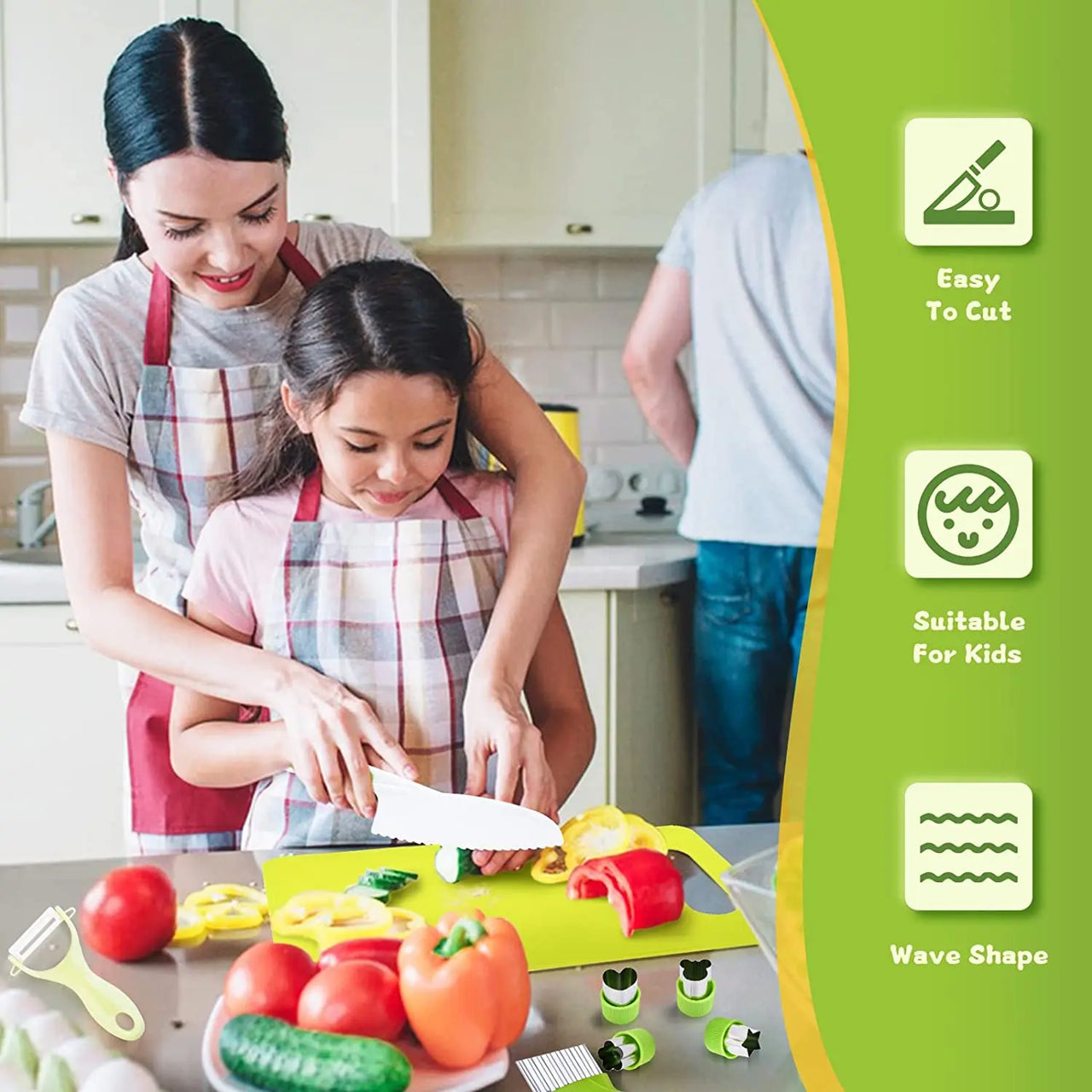 Small Chef Set | Safe cooking, great fun - Montessori kitchen aids for children