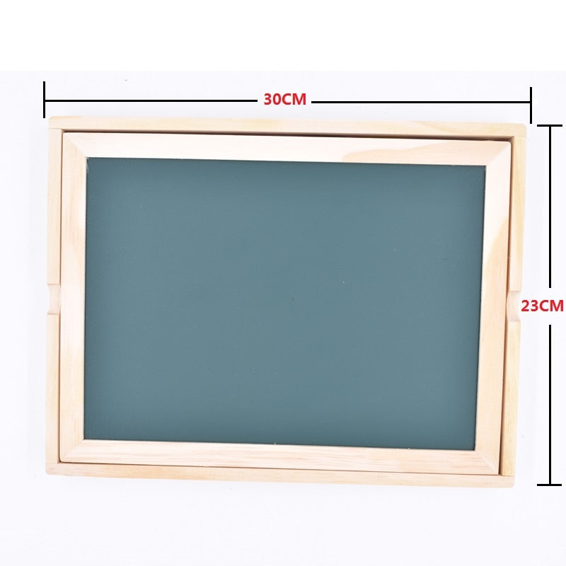 Toystar EcoToys Creative Playboard | Stimulate Your Child's Imagination - Wooden Magnetic Chalkboard - Prikkel de Verbeeld...