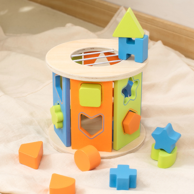 Toystar EcoToys WoodBlock PlayCube | Develop skills - Educational wooden toys - Ontwikkel vaardigheden - Educatief houtens...