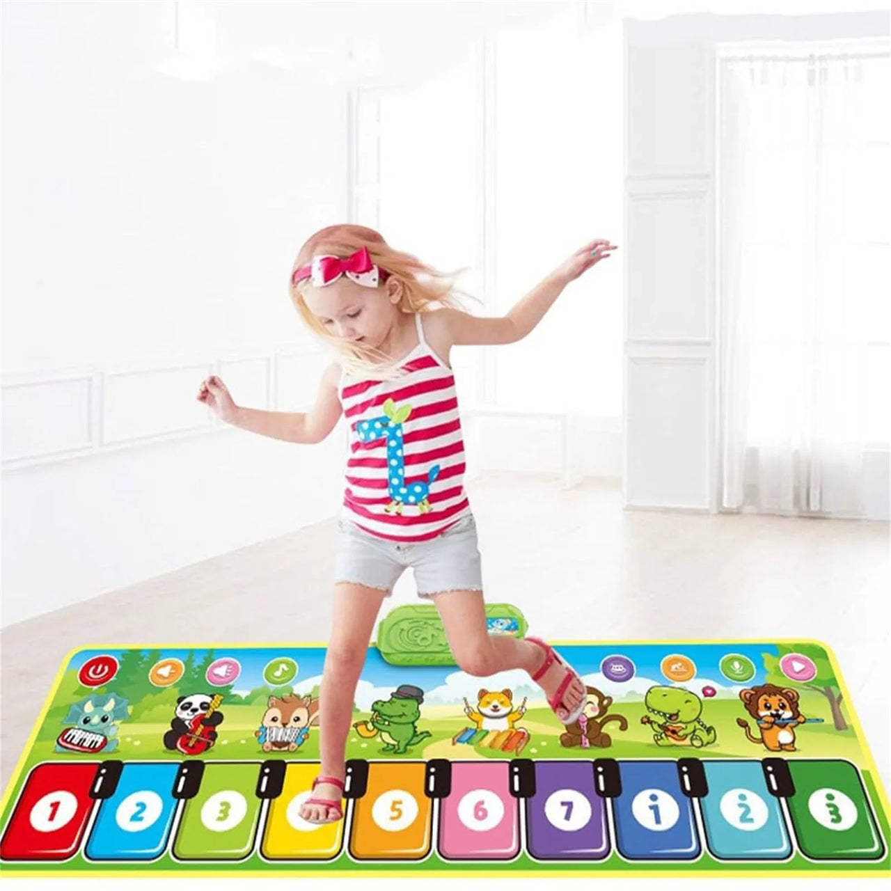 Toystar MelodyDance | Musical Fun - Piano Playmat with 8 Instrument Sounds for Toddlers - Muzikaal plezier - Piano Speelma...