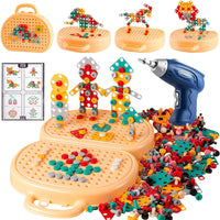 Thumbnail for Toystar Children's Drill Toolbox | Fun and Educational - Montessori Toys - Bestseller - Leuk en Educatief - Montessori Spe...