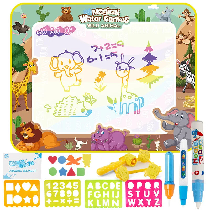 Toystar AquaDoodle | Drawing and coloring without the mess - Water drawing mat - Tekenen en kleuren zonder rommel - Water ...
