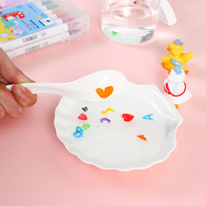 Toystar Waterpaint Magic Marker Set | Create art in water - Includes FREE ceramic spoon - Creëer kunst in water - Inclusie...