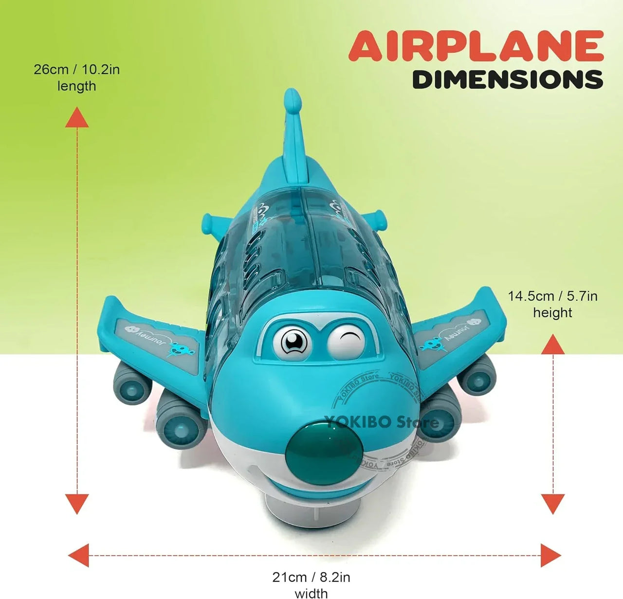 Toystar Airplane Toys | Bump Go with Lights and Sounds - Educational Toys for Children - Bump Go met Licht en Geluiden - E...
