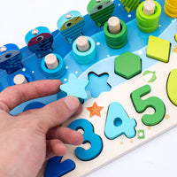 Thumbnail for Ecotoys Montessori Game Board | Develop skills - Educational wooden board for children
