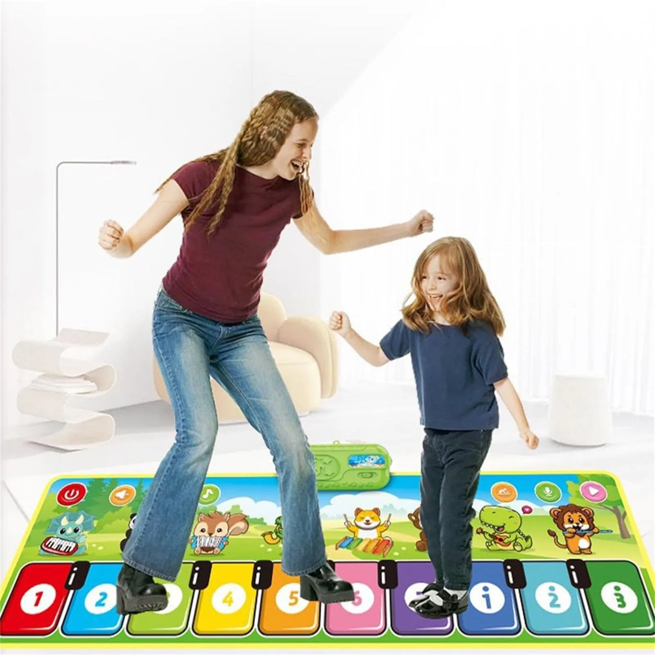 Toystar MelodyDance | Musical Fun - Piano Playmat with 8 Instrument Sounds for Toddlers - Muzikaal plezier - Piano Speelma...