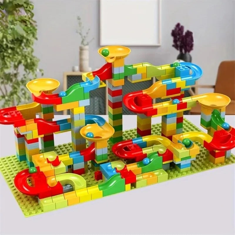 Toystar Marble Track Adventure | Hours of fun for everyone - Building Blocks Marble Track - Bestseller - Uren speelplezier...