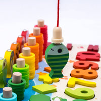 Thumbnail for Ecotoys Montessori Game Board | Develop skills - Educational wooden board for children