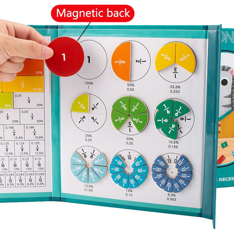 Toystar Math Teacher Book | Learn fractions through play - Educational math book for children - Leer breuken spelenderwijs...