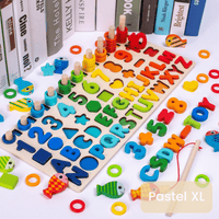 Thumbnail for Toystar Ecotoys Montessori Game Board | Develop skills - Educational wooden board for children - Ontwikkel vaardigheden - ...