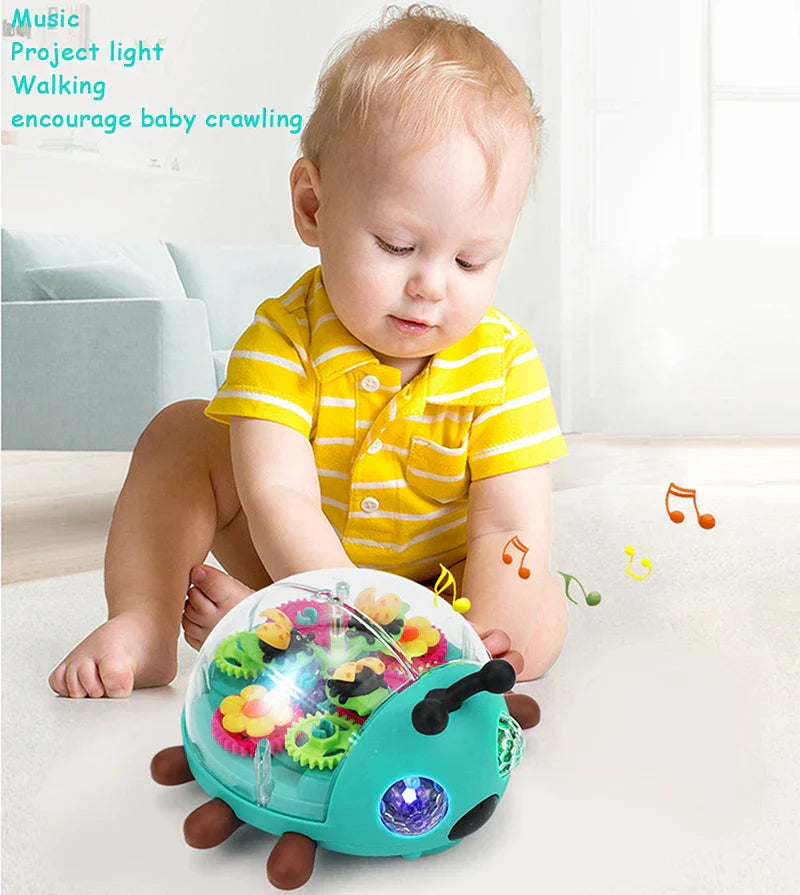 Toystar RoboBugs | Educational Fun - Cartoon Electric LED Music Ladybug Robot - Educatief plezier - Cartoon Elektrische LE...