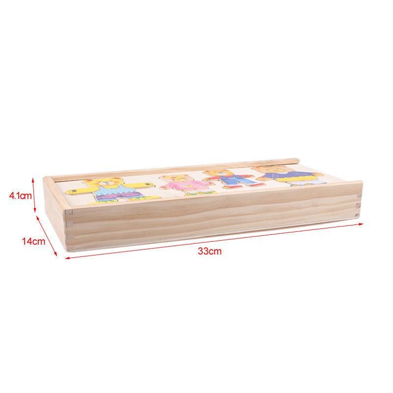 Toystar EcoToys ChicCub | Stimulate creativity and imagination - Dress up puzzle Boris - Stimuleer creativiteit en fantasi...