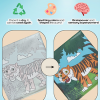 Thumbnail for Toystar StickerFun | Learning through play - Reusable sticker book with fun animals - Spelenderwijs leren - Herbruikbaar s...