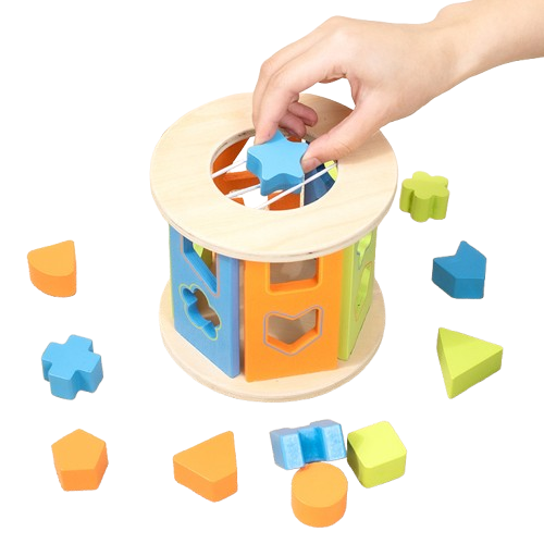 Toystar EcoToys WoodBlock PlayCube | Develop skills - Educational wooden toys - Ontwikkel vaardigheden - Educatief houtens...
