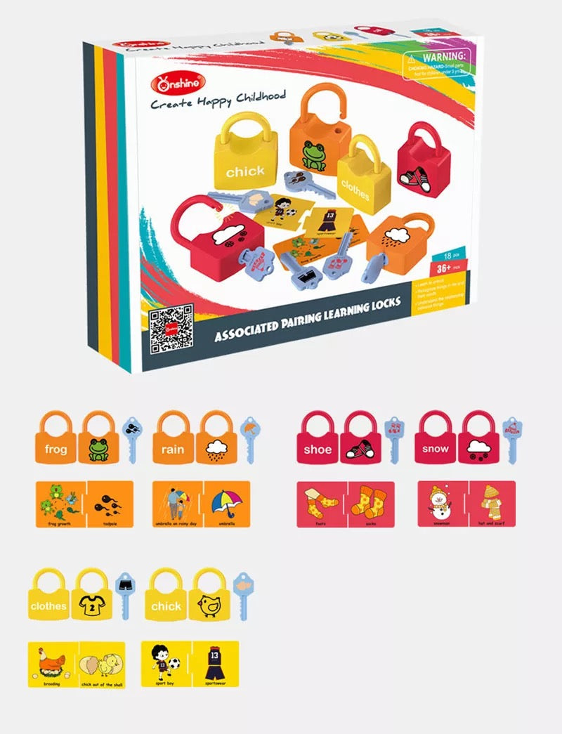 Toystar Learn & Play Locks | Encourage fine motor skills - Creative lock game for toddlers - Stimuleer fijne motoriek - Cr...