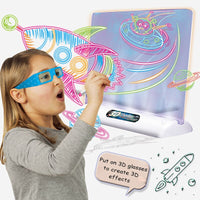 Thumbnail for Toystar Magic 3D Drawing Board | Creative Learning to Draw - LED Light Effects for Kids - Creatief Leren Tekenen - LED Lic...