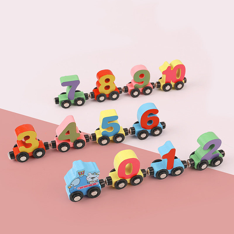 Toystar Magnetix TrainMaster | Learn Playfully - 27-Piece Magnetic Number & Animal Train Set for Children - Leer Speels - ...