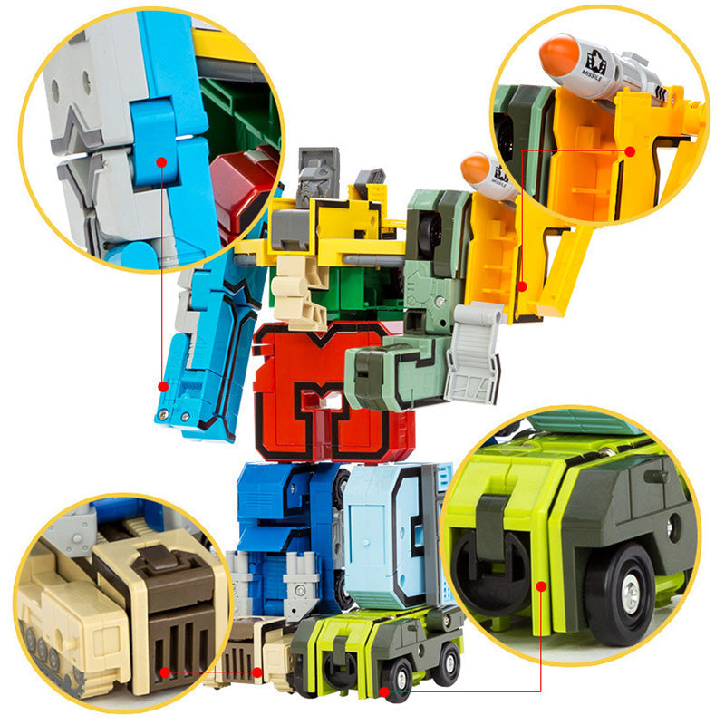 Toystar NumberBot | Build and learn through play - Transformable robot blocks - Bouw en leer spelenderwijs - Transformeerb...