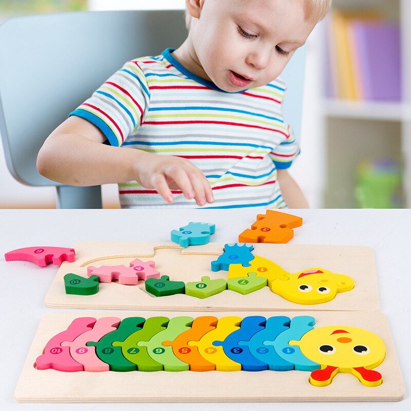 Toystar WildBlocks | Discover and play - Wooden animal puzzle for toddlers - Ontdek en speel - Houten dierenpuzzel voor pe...