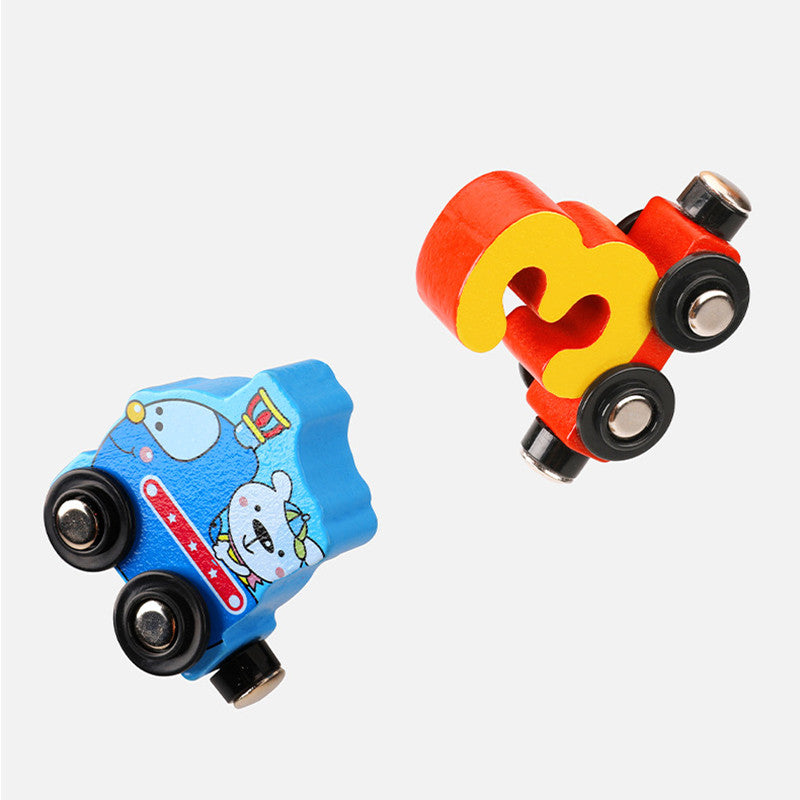 Toystar Magnetix TrainMaster | Learn Playfully - 27-Piece Magnetic Number & Animal Train Set for Children - Leer Speels - ...