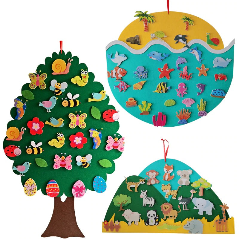 Toystar Montessori Felt Board | Creative - Educational Toys for Children - Creatief - Educatief Speelgoed voor Kinderen