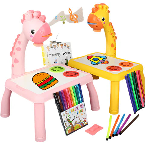 Toystar Dino Table | Let the imagination come alive - Creative dinosaur drawing board including free 12-piece drawing set ...