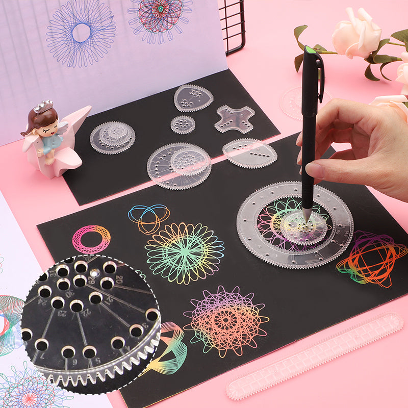 SpiralScribe | Discover endless patterns - Spirograph ruler for hours of creative fun