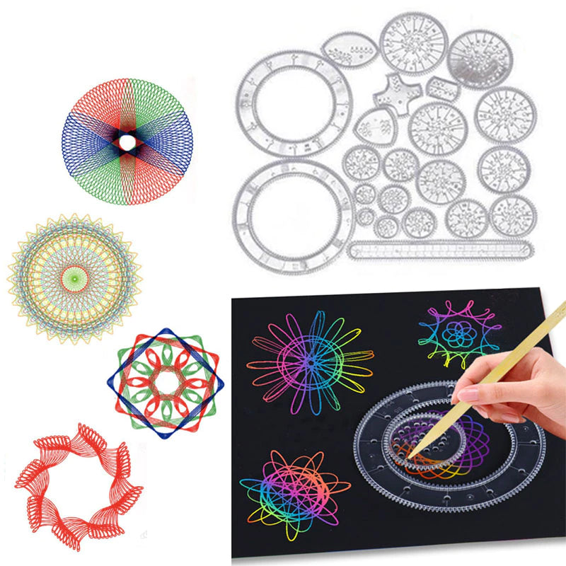 Toystar SpiralScribe | Discover endless patterns - Spirograph ruler for hours of creative fun - Ontdek eindeloze patronen ...