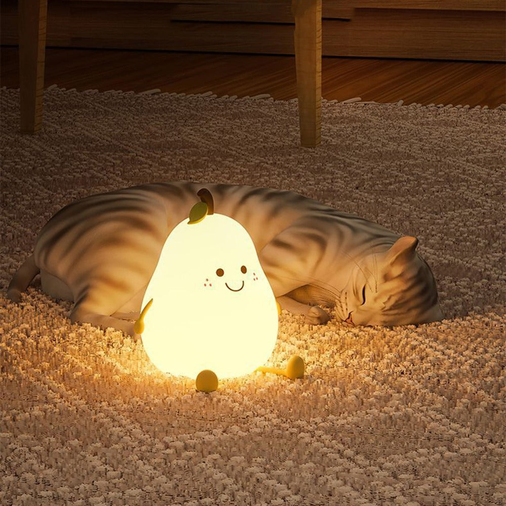 Toystar LED Night Light Pear | Cozy and USB Rechargeable - Dimming and Color Changing - Gezellig en USB Oplaadbaar - Dimme...