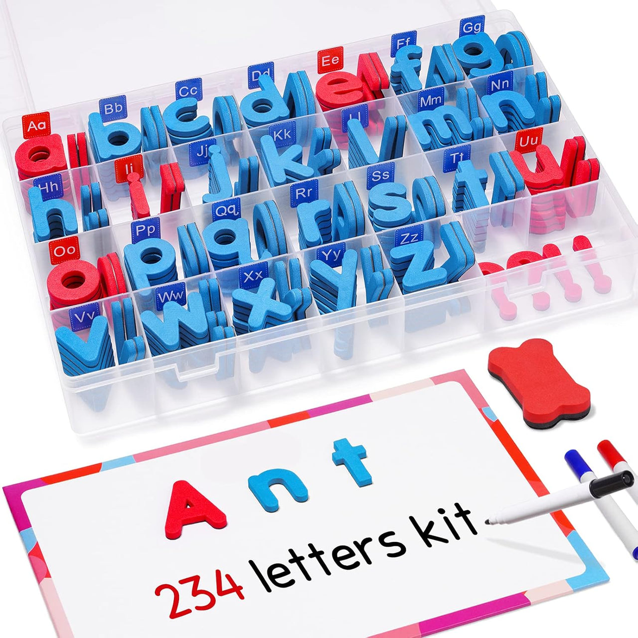 Toystar Magnetix Magic Letter Kit | Learn with fun - 234 Magnetic Letters - Leer met plezier - 234 Magnetische Letters