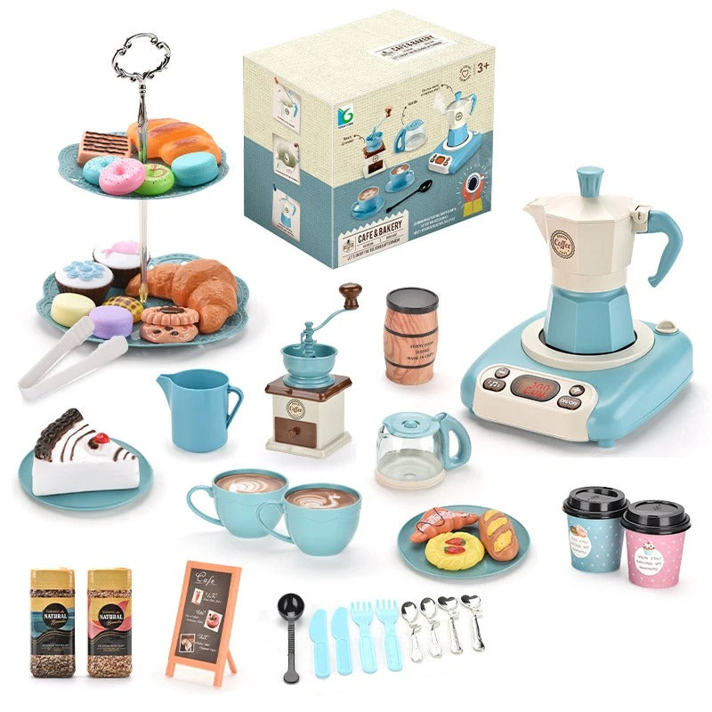 Toystar DreamCafe | Let your little one be the chef - Kids Kitchen Playset for Girls with Spray Induction Cooker - Laat je...
