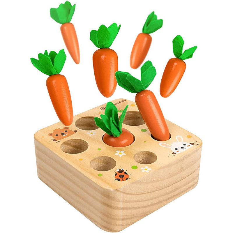 Toystar EcoToys Green Play Vegetables | Play and learn with fun! - Educational Montessori blocks for a healthy lifestyle -...