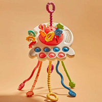Thumbnail for Toystar SnuggleStrings | Safe Play - Sensory Silicone Baby Toy - Veilig Spelen - Sensory Silicone Baby Toy (3)