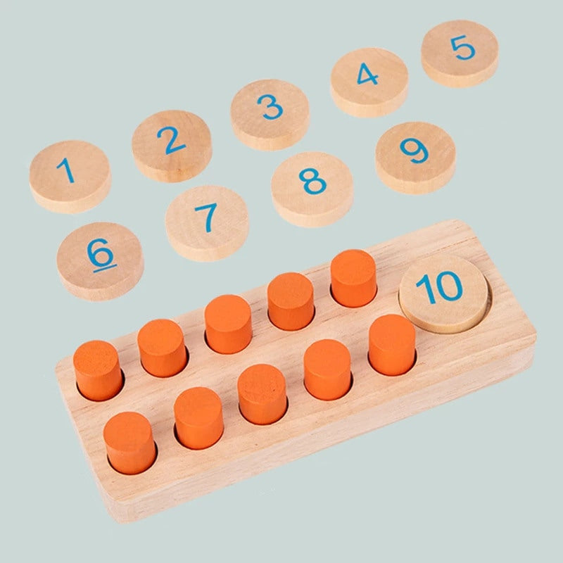 Toystar EcoToys Numberwise | Learning to count through play - Educational set for children - Speelenderwijs leren tellen -...