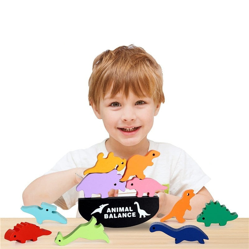 Toystar EcoToys Cradle Animals | Develop Playful Balance - Unique Montessori Toys - Ontwikkel Speels Balans - Uniek Montes...