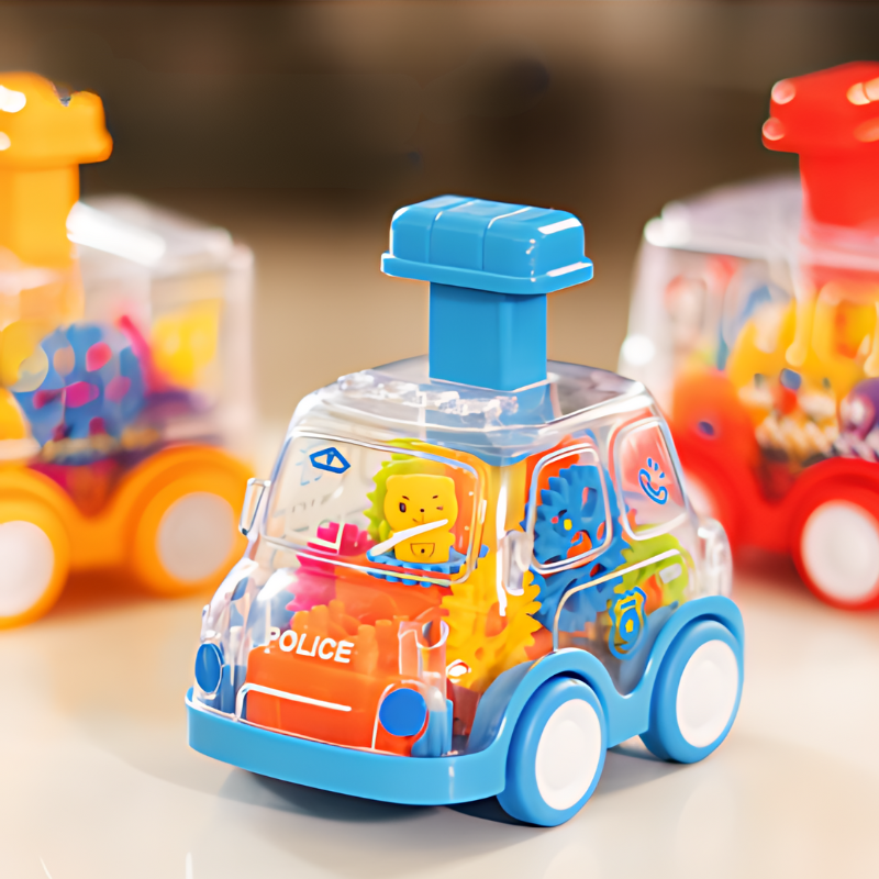 Toystar GearZoom | Stimulates curiosity - Push and drive toy car - Stimuleert nieuwsgierigheid - Druk en rij speelgoedauto...