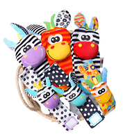 Thumbnail for Toystar RattleJoy | Play and explore with every movement – ​​Soft rattle wristbands for babies - Spelen en ontdekken met e...
