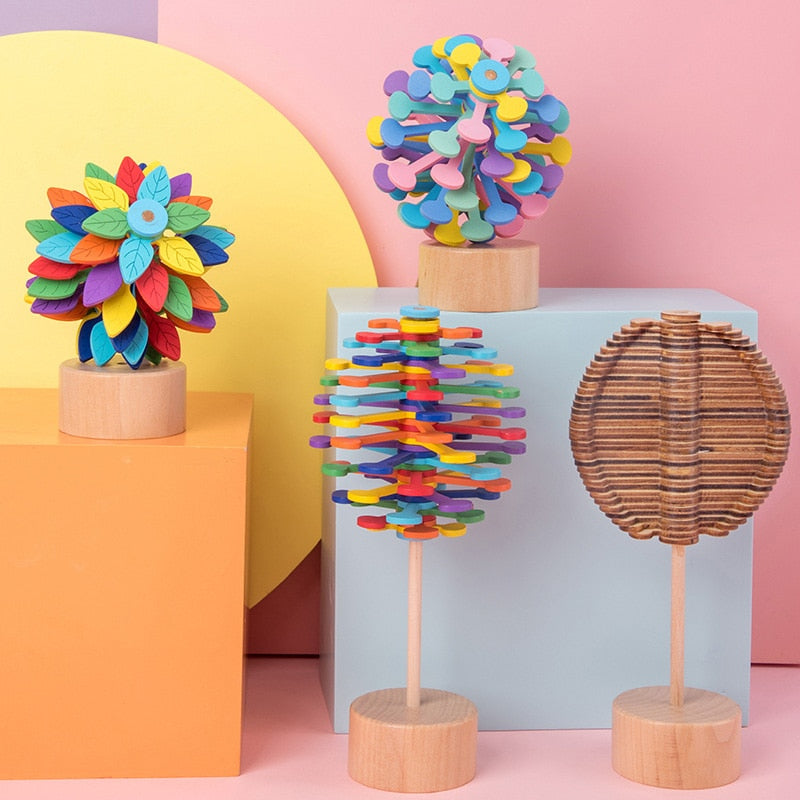 Toystar EcoToys CalmPop | Soothing and Fun - Wooden Fidget Toy - Rustgevend en Leuk - Houten Fidget Speelgoed (3)